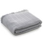 L'essentiel linge de maison Merlin Funda de Sofá Gris Claro, 100% Algodón Reciclado, 170 x 205 cm